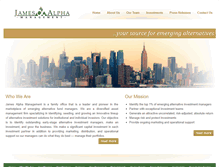 Tablet Screenshot of jamesalpha.com